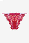 Flammée - Red Pink Floral Print Brief