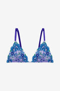 Lilac Floral Print Bralette