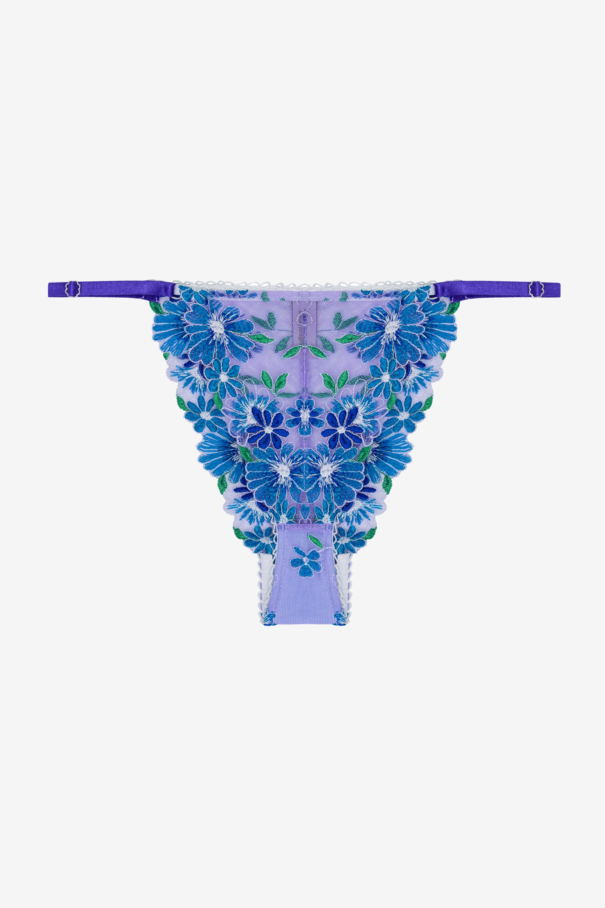Lilac Floral Print Brazilian