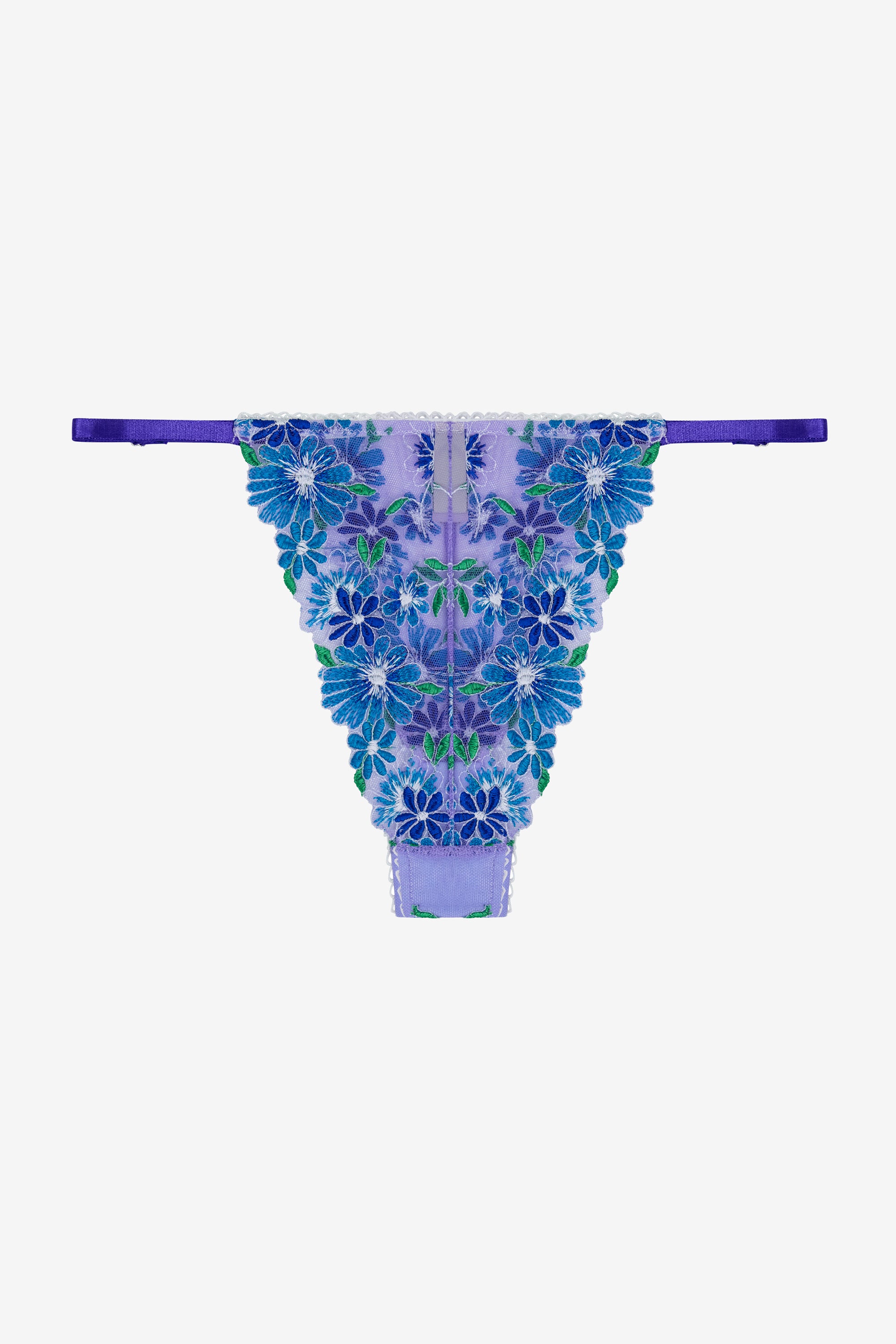 Lilac Floral Print Brazilian