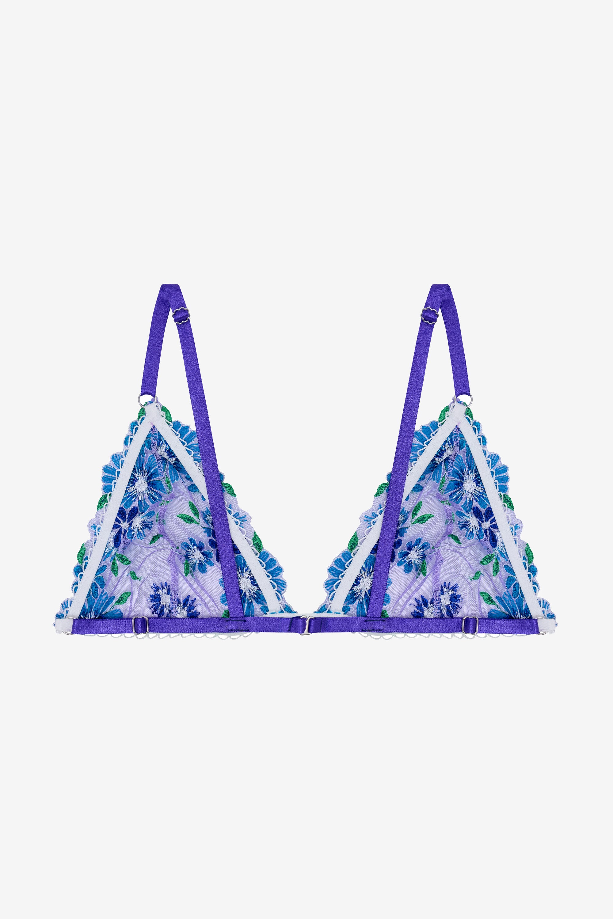 Lilac Floral Print Bralette