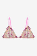 Aurore- Pastel Floral Print Bralette
