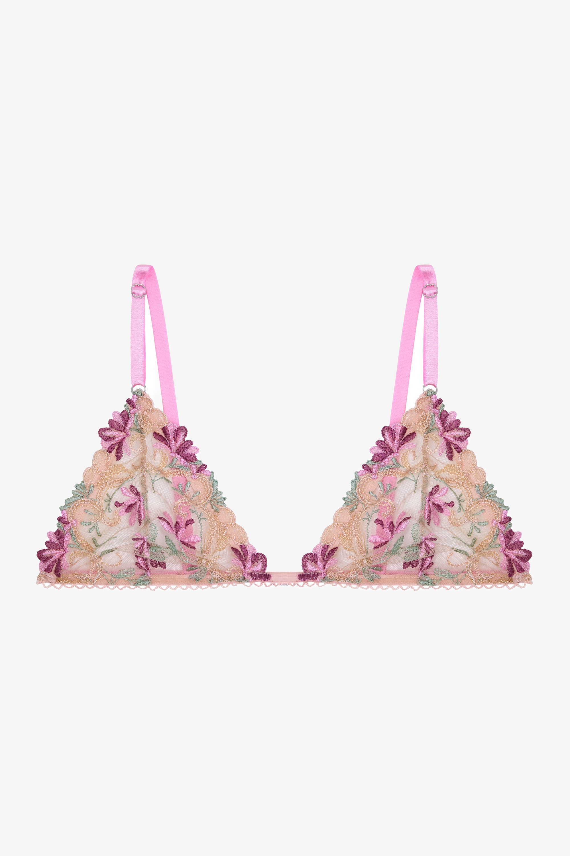 Pastel Floral Print Bralette