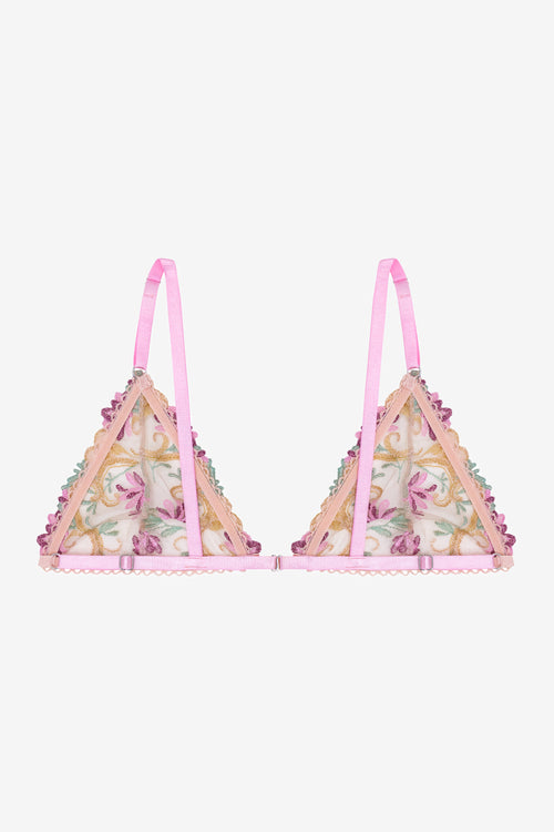 Aurore- Pastel Floral Print Bralette