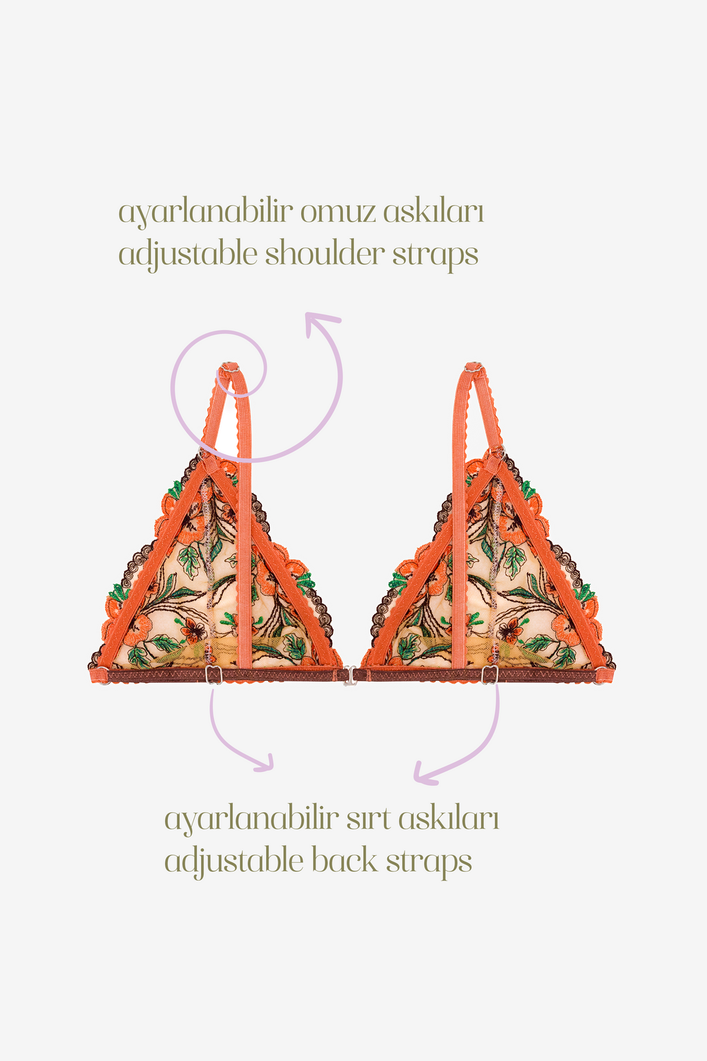 Brume - Carol Floral Print Bralette