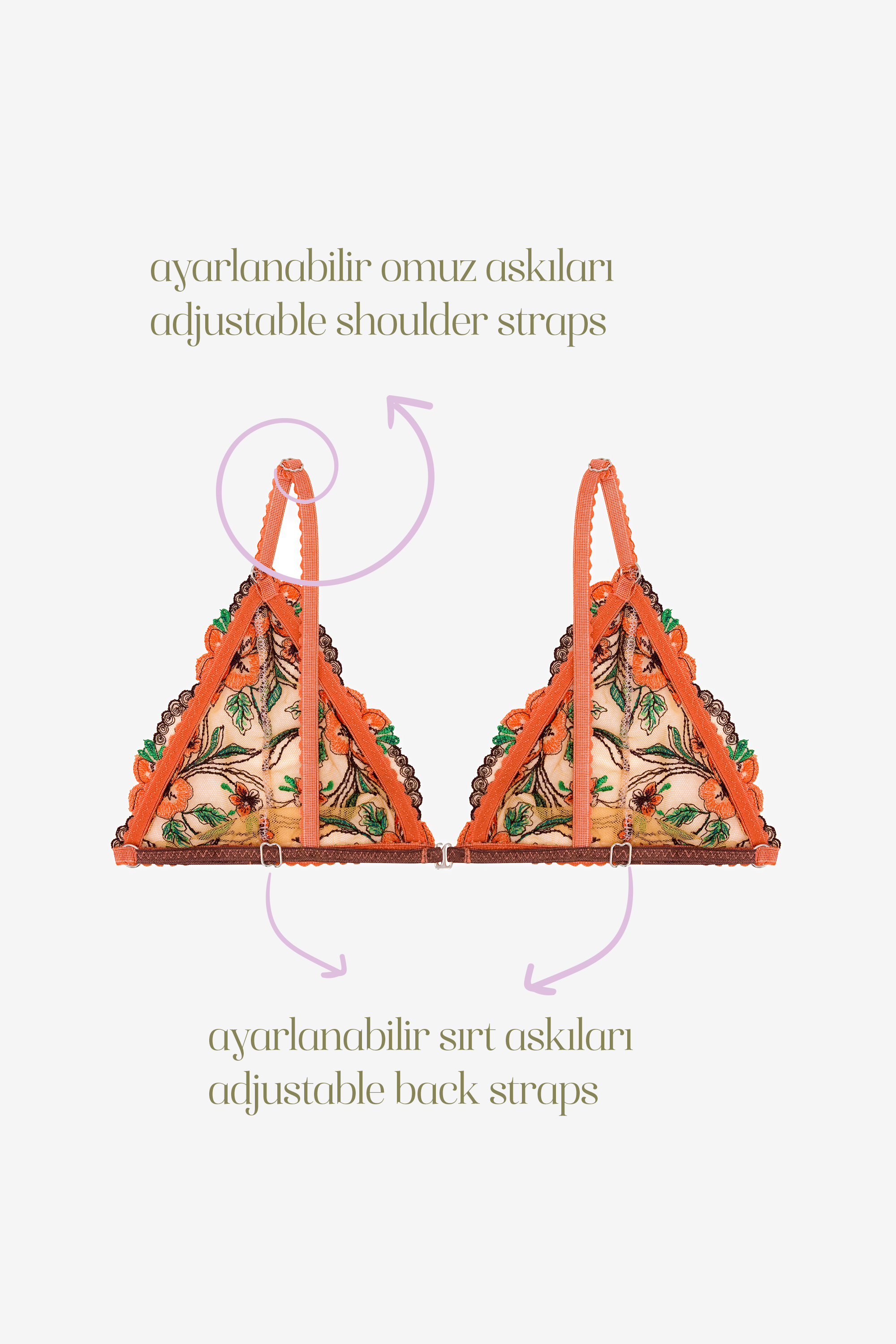 Brume - Carol Floral Print Bralette