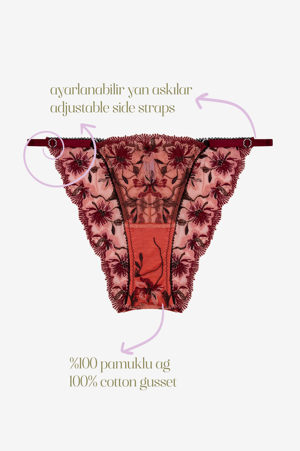 Blushé - Floral Print Brief