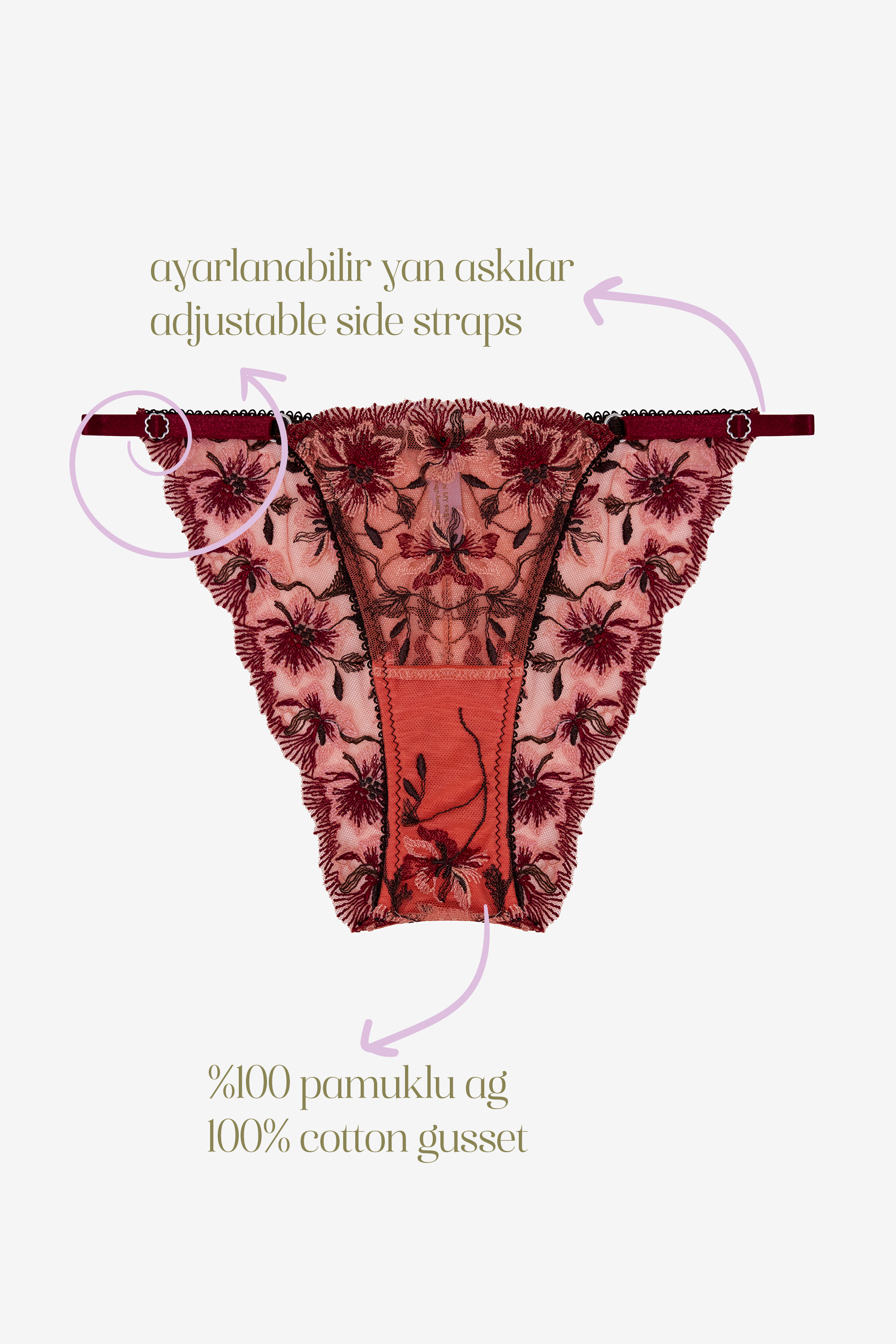 Blushé - Floral Print Brief