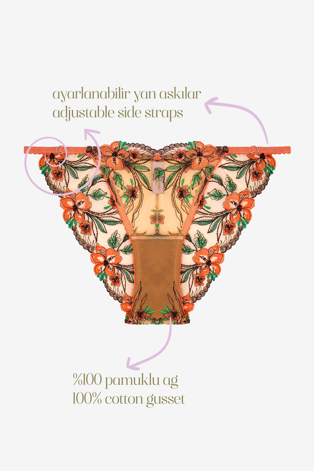 Brume - Carol Floral Print Brief