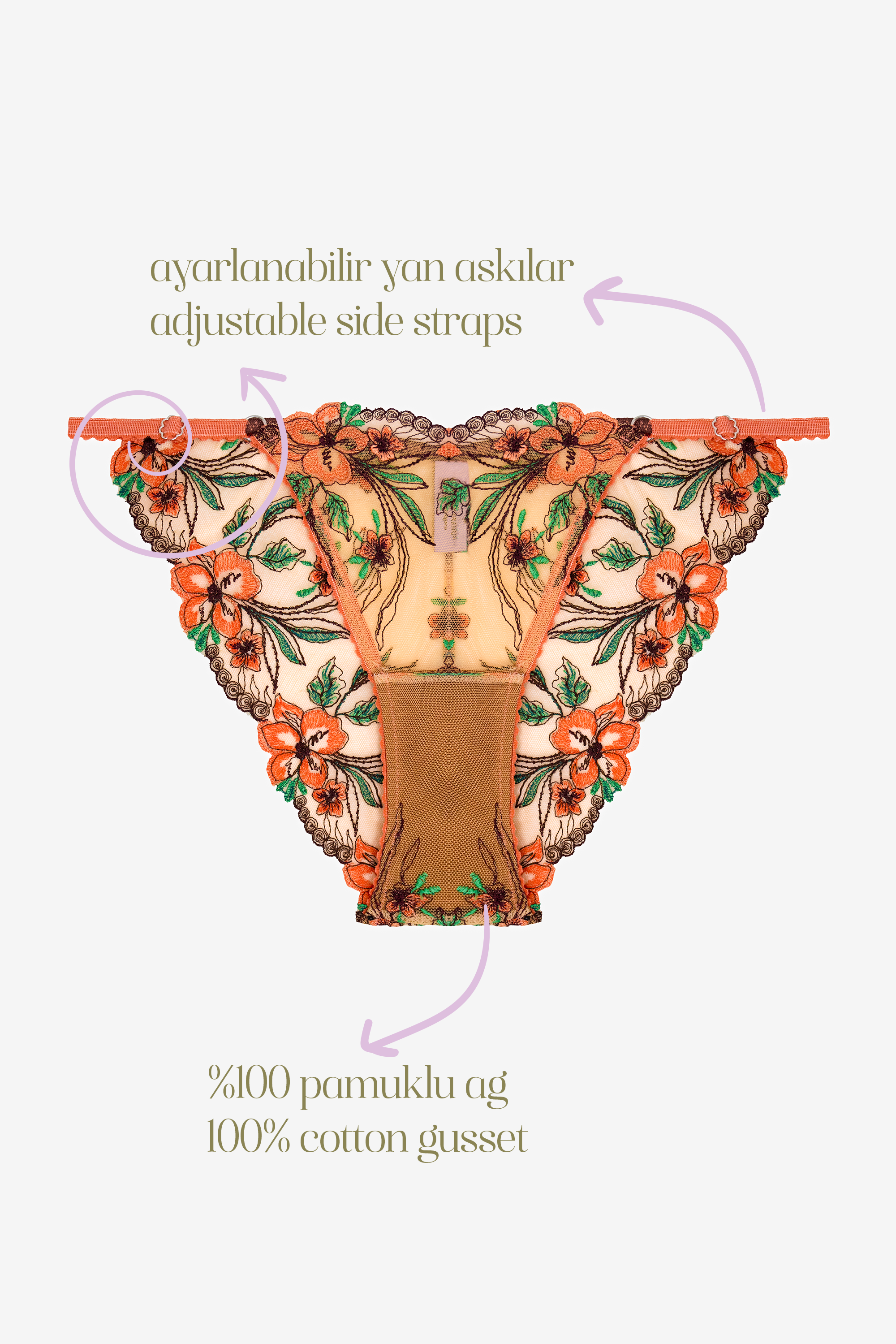 Brume - Carol Floral Print Brief